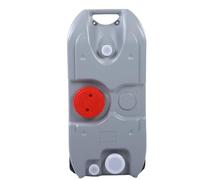 Oreilet Portable RV Water Tote Tank, 10.6 Gallon Large Capacity Portable Water Holding Tank Waste Container, Metal Handle and 2 Wheels, for RV