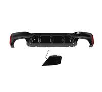 Oreilet Rear Bumper Lip Diffuser Spoiler, ABS Plastic Impact Proof Rear Diffuser Bumper Lip Splitter Spoiler Replacement for M5 Style 5 Series G30 G31 G38 M Sport Model 2017 2023 (Glossy Black)