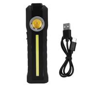Oreilet Rechargeable LED Work Flashlight Magnetic Light, 500lm Car Detailing Light High Brightness Paint Inspection Lamp with Magnetic Base, Foldable 180°, for Car Mechanic