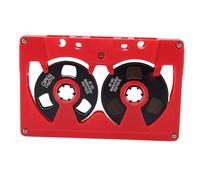 Oreilet Reel to Reel Empty Audio Cassette Tape, Empty Studio Cassette Tape 50 Minutes for Music Recording, with Transparent Box, for Audio Recording, Lectures Seminars