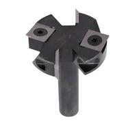 Oreilet Slab Flattening Router Bit, 2+2 Flute CNC Spoilboard Surfacing Router Bit, 15/32in Round Shank, 1 25/32 in Cutting Dia, Planing Tool for Softwood, Hardwood