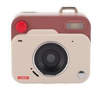 Oreilet Small Digital Camera, 1080P 48MP Camera Compact with 1.77 Inch Screen 6 Filters OTG Real Time Sharing for Travel Life Vlogging (Pink)