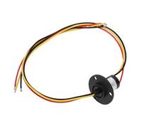 Oreilet Small Electrical Slip Ring, 3 Wires 15A 250RPM Cap Type Motor Slip Ring 360 Degree Rotating Connector with 22mm Diameter