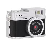 Oreilet Small Keychain Digital Camera, 1080P 20MP Vlog Camera Video Camcorder, 0.96in Screen, Selfie Point and Shoot Digital for Travel Photography (Black)