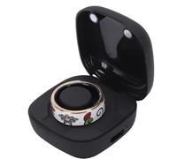 Oreilet Smart Ring, Fitness Tracker Magnetic Charging IP68 Waterproofing, Sleep Monitoring, Step Counting, Exercise Modes (Size 9(ID 18.9mm / 0.74in C 59.5mm / 2.34in) 16mAh)