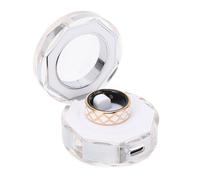 Oreilet Smart Rings Fitness Tracker Stainless Steel Health Monitor with 18mAh Battery & 300mAh Charging Case for Hiking Running Swimming Sleep Tracking (13 ID: 22.2mm/0.87in, Circumference: