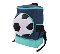 Oreilet Soccer Backpack, Breathable Mesh Back Panel and Separate Ball and Shoe Compartments Football Backpack, Sports with Ventilated Shoe Pocket, for Football Training Activities (Adult Size (Fits
