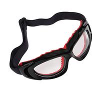 Oreilet Sports Glasses, PC Lens Explosion Proof Scratch Resist Lightweight Basketball Goggles, Protective Eyewear with Adjustable Anti Slip Headband for Running Basketball Riding Climbing (Black Red)