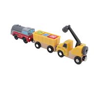 Oreilet Toddler Car Toy Set Electric Track Construction Vehicle with Functional Crane for Compatible Series, Kids Toys for 3 4 5 6 7 8 Years Old Boys