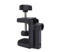 Oreilet Universal Desktop C Clamp, ABS Aluminum Alloy Cantilever Bracket Table Mount Clamp with 1.2cm and 1/4in Hole, Desktop Mount Holder Stand for Watching Video Live Streaming