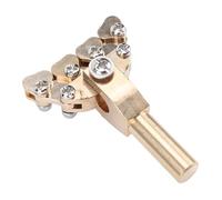 Oreilet Upgraded Guitar Fractal Fret Press, Professional Brass Guitar Fret Radius Fingerboard Curvatures Pressing Tool for Acoustic Electric Instruments Luthier Repair Tool