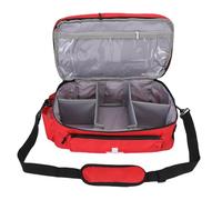 Oreilet Upgraded Medication Bottle Organizer, Double Layer Large Long Lasting Aid Bag, Medication Travel Carrying Case, First Aid Bag for Emergency Home Storage Travel
