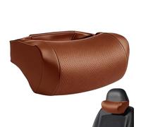 Oreiller pour Appui-Tête de Voiture - Support Ergonomique en Cuir Universal, Coussin de Voyage pour Conduire - Hommes Femmes Camion SUV Car Caravan Berline Trajet Routier Fatigue