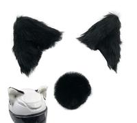 Oreilles De Chat Pour Casque De Moto - Oreilles De Chat Pour Casque, Accessory Adhésif Pour Casquee D'oreille Kitty, Décor De Couvre-chef À Surfaces Lisses Pour Vélo Et Moto, Couvre-chef Avec