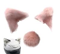 Oreilles De Chat Pour Casque De Moto - Oreilles De Chat Pour Casque, Accessory Adhésif Pour Casquee D'oreille Kitty, Décor De Couvre-chef À Surfaces Lisses Pour Vélo Et Moto, Couvre-chef Avec