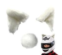 Oreilles De Chat Pour Casque De Moto - Oreilles De Chat Pour Casque, Accessory Adhésif Pour Casquee D'oreille Kitty, Décor De Couvre-chef À Surfaces Lisses Pour Vélo Et Moto, Couvre-chef Avec