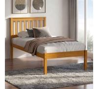 orelix wooden single bed in antique pine
