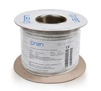 Oren Cat6 100M Ethernet Cable White - Slim - 23 Awg Pure Copper Wire - 250 Mhz Bandwidth Utp Internet Lan Network Cable