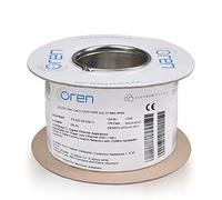 Oren CAT6 50m Ethernet Cable White - Slim - 23 AWG Pure Copper Wire - 250 MHz Bandwidth UTP Internet LAN Network Cable - Halogen Free, Non-Corrosive - Gigabit High Speed Ethernet Cable
