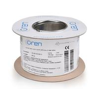 Oren Cat6 50M Ethernet Cable White - Slim - 23 Awg Pure Copper Wire - 250 Mhz Bandwidth Utp Internet Lan Network Cable