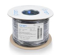 Oren CAT6 Outdoor Ethernet Cable 100m - Direct Burial - 23 AWG Pure Copper Wire - 400 MHz Bandwidth UTP Internet LAN Network Cable - Halogen Free, Non-Corrosive - Gigabit High Speed