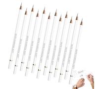 Orenvex 12 Pack White Charcoal Pencils for Sketching and Drawing - Highlighting Pencils for Artists, Perfect for Dark Surfaces