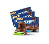 Oreo Biscuits Gift Set Bundle Which Includes: 3 Packs of Oreo Milk Chocolate Biscuits (246g Each) | Bundled with 1x Snack Clip (Random Colour) by Donny & Dev