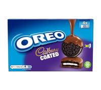 OREO Cadbury Coated Sandwich Biscuits, Cadbury Chocolate, Creamy Vanilla Centre, 164g