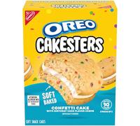 OREO Cakesters Confetti Soft Snack, 5x2.02 oz Snack Packs