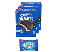 OREO Cakesters Soft Snack Cakes, 3 - 5 Count Packs (15 Total Snack Packs) + Bonus OREO Mini Cookie Snack Pack