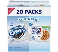 OREO Chocolate Sandwich Cookies & Chips AHOY! Chocolate Chip Cookies Gluten Free Biscuits Variety Pack 20 Snack Packs