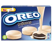 Oreo cookies coated with white chocolate - [Pack of 10]