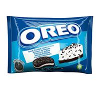 Oreo Crumbs (400g pouches x 12) - Small Crushed Chocolate Flavoured Cookie / Biscuit Pieces (with the vanilla filling) - Perfect for Baking or Topping Desserts/Milkshakes