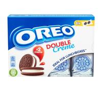 OREO Double Creme Sandwich Biscuits, Twice the Vanilla Filling, 170g