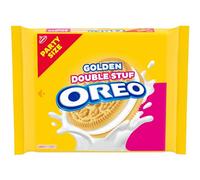 OREO Double Stuf Golden Sandwich Cookies, Party Size, 24.95 oz