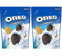 Oreo Festive Assortments, Include Oreo Original, Golden Crème & Double Crème Biscuits, Perfect Stocking Filler Gift, 285 g (Pack of 2)