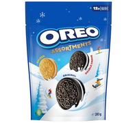 Oreo Festive Assortments, Include Oreo Original, Golden Crème & Double Crème Biscuits, Perfect Stocking Filler Gift, 285 g (Pack of 1)