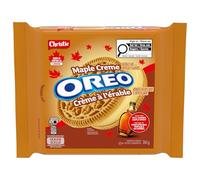 OREO, Maple Creme Sandwich Cookie, Made with Real Quebec Maple Syrup, 261 g