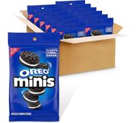 Oreo Mini Chocolate Sandwich Cookies - Big Bag, 3 Ounce (Pack of 12)