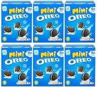 Oreo Mini Vanilla Biscuits - Box of 6 x 6 Bags | Bite-Sized Vanilla Flavoured Cookies | Perfect for Snacking, Lunchboxes & On-the-Go Treats
