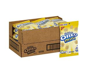 Oreo Nabisco Golden Mini Sandwich Cookies, 3 Ounce -- 12 per case.