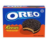 OREO REESE'S Peanut Buttery Creme Chocolate Sandwich Cookies, Limited Edition, 10.81 oz