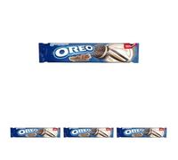 Oreo Sandwich Biscuits, Classic Cookies Filled with Vanilla Latte Crème, 157 g (Pack of 4)