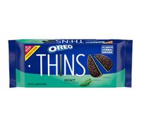OREO Thins Mint Creme Chocolate Sandwich Cookies, Family Size, 11.78 oz