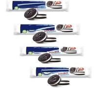 OREOO Double Stuff Cookie Sandwich Biscuits 157G - Bundle Consisting of Double Stuff Biscuits (4 Pack)