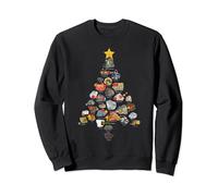 Ores Minerals Gems Rocks collecting Christmas Tree Geology Sweatshirt