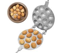 Oreshnitsa Walnut Cookie Mold Maker - 12 Oreshki Molds - Nut Cookies Maker