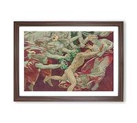 Orestes and The Furies by John Singer Sargent Framed Print | A2 Walnut Framed Wall Art | Ready to Hang | Modern Nature Picture | Living Room Bedroom Lounge Office