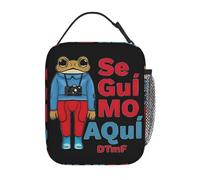 OREURUIK Bad Bunny DTMF Debi Tirar Mas Fotos Insulated Lunch Tote Bag for School Food Container Portable Cooler Thermal Lunch Boxes
