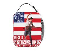 OREURUIK Bruce Springsteen 2024 World Tour Thermal Insulated Lunch Bag for School Rock Music Portable Food Bag Thermal Cooler Lunch Box